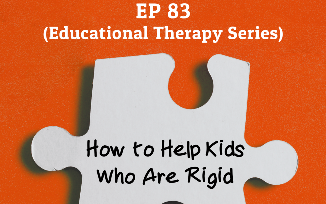 83: How To Help Kids who are Rigid (Educational Therapy Series)