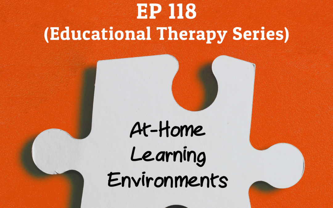 118: At-Home Learning Environments (Educational Therapy Series)