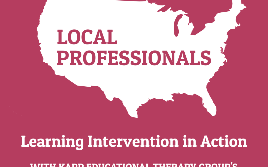 270: Learning Intervention in Action with Kapp Educational Therapy Group’s Learning Specialist Deanna Tayag (Local Professionals Series)